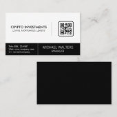 Modern Tech | QR-code Visitekaartje (Voorkant / Achterkant)