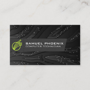 Modern technisch pictogram   Technologie Visitekaartje