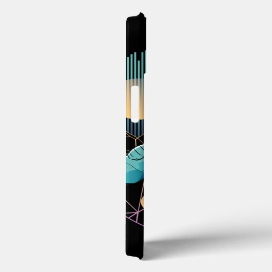 Modern Techno Astronaut Illustratie Case-Mate iPhone Case (Achterkant / Rechts)