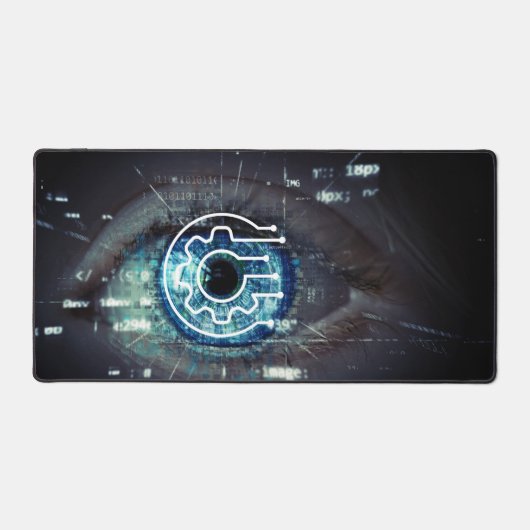 Modern technologisch patroon bureaumat (Voorkant)