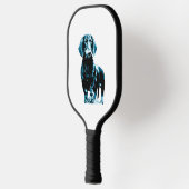 Modern teckel ontwerp pickleball paddle (Links)