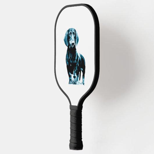 Modern teckel ontwerp pickleball paddle (Links)