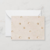 Modern Teddy Bear Ballon Waterverf Flat Note Kaart Notitiekaartje (Achterkant)