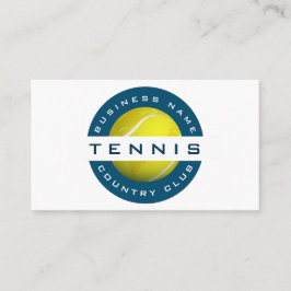 Modern Tennis Club & Shop Coach Social Media Sport Visitekaartje