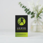 Modern Tennis Coach-Visitekaartjes Visitekaartje (Staand voorkant)