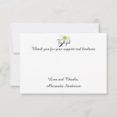 Modern Tennis racket ball Black and White Bedankkaart (Achterkant)