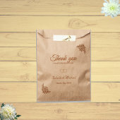 Modern Terracotta Bedankzakje