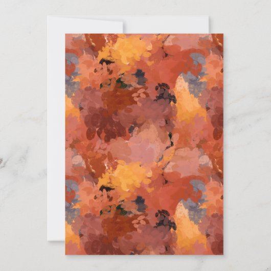 Modern Terracotta Boho Arch Wedding Kaart (Achterkant)