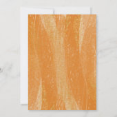 Modern Terracotta Burnt Gold Foil Boho Wedding Kaart (Achterkant)