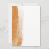 Modern Terracotta Gold Foil Boho Wedding Save The Date (Achterkant)