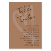 Modern Terracotta & Hart Bruiloft  Kaart (Achterkant)