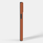Modern terracotta initiaal miniem hedendaags Case-Mate iPhone case (Achterkant / Rechts)