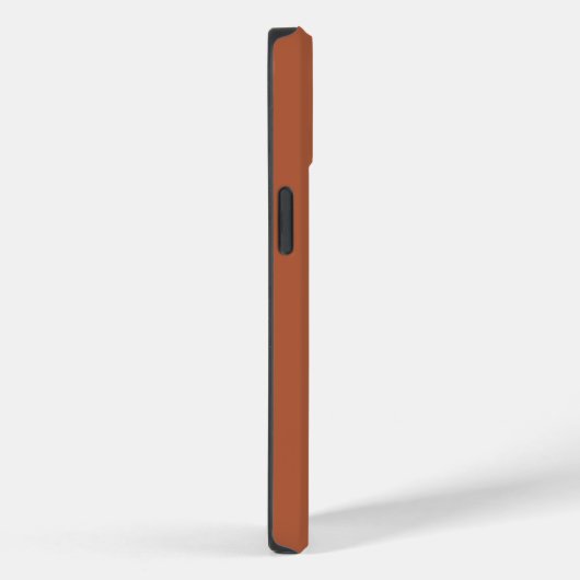 Modern terracotta initiaal miniem hedendaags Case-Mate iPhone case (Achterkant / Rechts)
