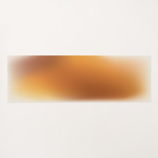 Modern Terracotta Oranje Ombre Gradient Fitness Yogamat (Achterkant (horizontaal))