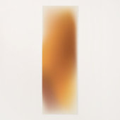 Modern Terracotta Oranje Ombre Gradient Fitness Yogamat (Achterkant)