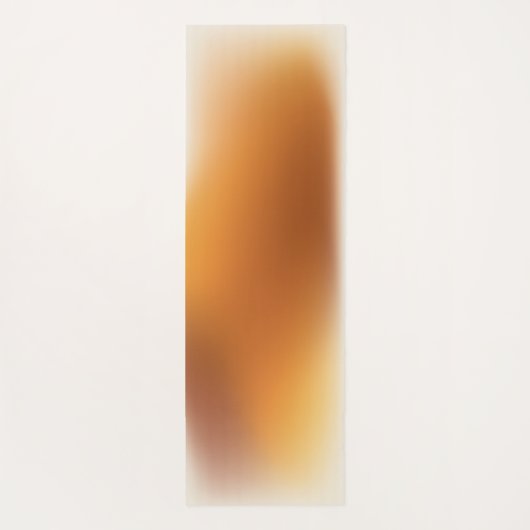 Modern Terracotta Oranje Ombre Gradient Fitness Yogamat (Achterkant)