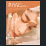 Modern Terracotta & Pink Business Flyer<br><div class="desc">Moderne,  minimalistische (terracotta en roze) boho-geïnspireerde zakelijke flayer. Selecteer ""uitgeven gebruikend het Hulpmiddel van het Ontwerp"om het ontwerp verder aan te passen. *aanbevolen om met uw computer te bewerken</div>