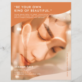 Modern Terracotta & Pink Business Flyer