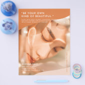 Modern Terracotta & Pink Business Flyer (Enkel)