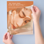 Modern Terracotta & Pink Business Flyer (Hand)