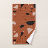 Modern Terrazzo geometrisch patroon badhanddoek se Bad Handdoek (Handdoek)