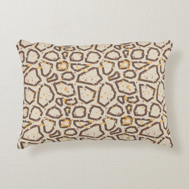 Modern Terrazzo Pattern Accent Kussen (Voorkant)