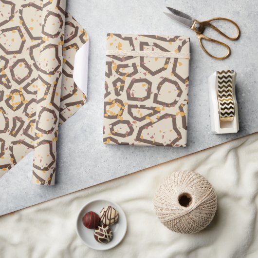 Modern Terrazzo Pattern Cadeaupapier (Crafts)