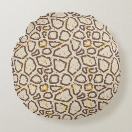 Modern Terrazzo Pattern Rond Kussen