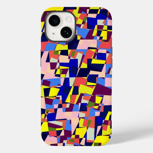 Modern Terrazzo stijl patroon Case-Mate iPhone Case (Achterkant)