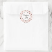 Modern Terrazzo | Trendy "Unbox Joy" Ronde Sticker (Tas)