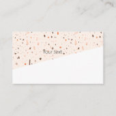 Modern terrazzo visitekaartje (Voorkant)