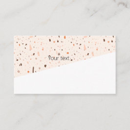 Modern terrazzo visitekaartje