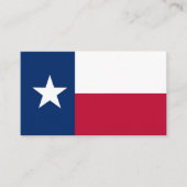 Modern Texas Visitekaartje, Texas Flag / VS Visitekaartje (Voorkant)
