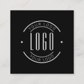 Modern thank you for your order simple logo vierkante visitekaartje (Voorkant)