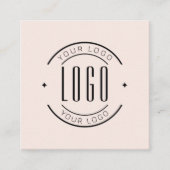 Modern thank you for your order simple logo vierkante visitekaartje (Voorkant)