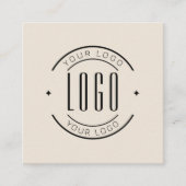 Modern thank you for your order simple logo vierkante visitekaartje (Voorkant)