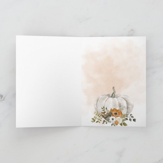 Modern Thanksgiving Kaart (Binnen)