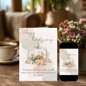 Modern Thanksgiving Kaart