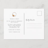 Modern Thanksgiving najaar pomkin Wreath Moving Aankondigingskaart (Achterkant)