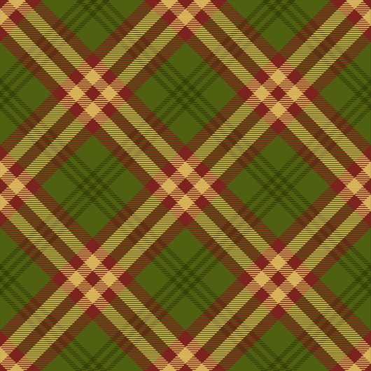 Modern Thanksgiving Plaid Blanket Monogram Cozy Fleece Deken