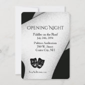 Modern Theater Uitnodiging (Voorkant)