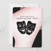 Modern Theater Uitnodiging (Achterkant)