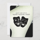 Modern Theater Uitnodiging (Achterkant)