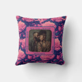 Modern Thoughtful Photo Throw Pillow For Spouse Kussen (Achterkant)