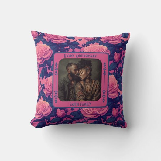 Modern Thoughtful Photo Throw Pillow For Spouse Kussen (Voorkant)