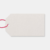 Modern Three-Photo Holiday Family Collage Cadeaulabel (Achterkant Horizontaal)