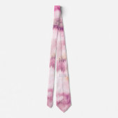Modern Tie Dye Abstract Roze Stropdas (Achterkant)