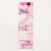 Modern Tie Dye Abstract Roze Yogamat (Voorkant)