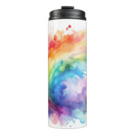 Modern tie dye Thermal Tumbler Thermosbeker