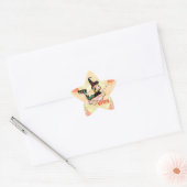 Modern Tiener Heks Herfst Pompoenen Halloween Spoo Ster Sticker (Envelop)